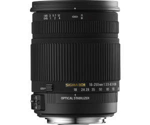 Sigma 18-250mm f3.5-6.3 DC OS HSM [Canon] ab 279,00 € | Preisvergleich