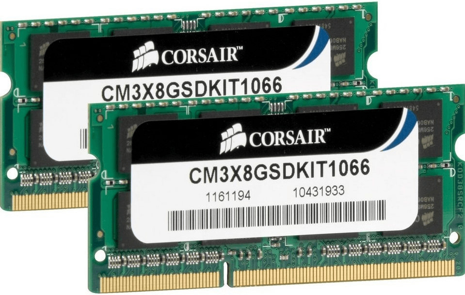 Corsair 8GB Kit SO-DIMM DDR3 PC3-8500 (CM3X8GSDKIT1066) CL7