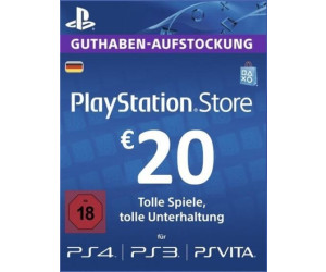 Sony PlayStation Store Guthaben-Aufstockung 20 Euro (Deutschland)