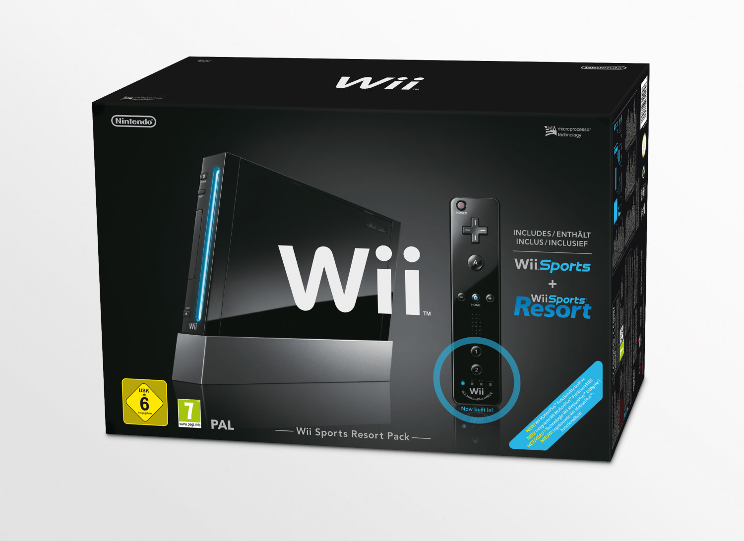 Nintendo Wii schwarz