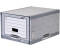 Fellowes Schubladen-Archivbox für A4 330x290x535 Karton grau/weiß
