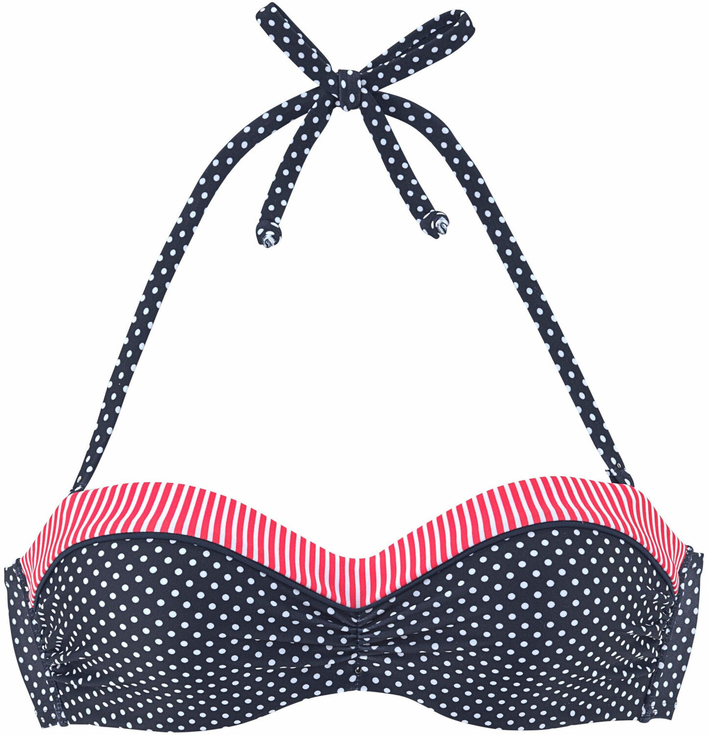 S Oliver Bandeau Bikini Top Avni Blue Ab