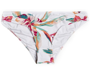 Roxy Lahaina Bay Bikini Bottom Bright White Tropic Call Ab