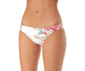 Roxy Lahaina Bay Bikini Bottom Bright White Tropic Call Ab