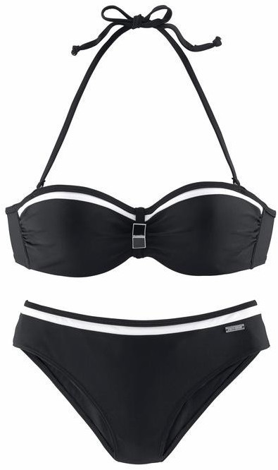 Lascana Bügel Bandeau Bikini schwarz 50841730 ab 47 99