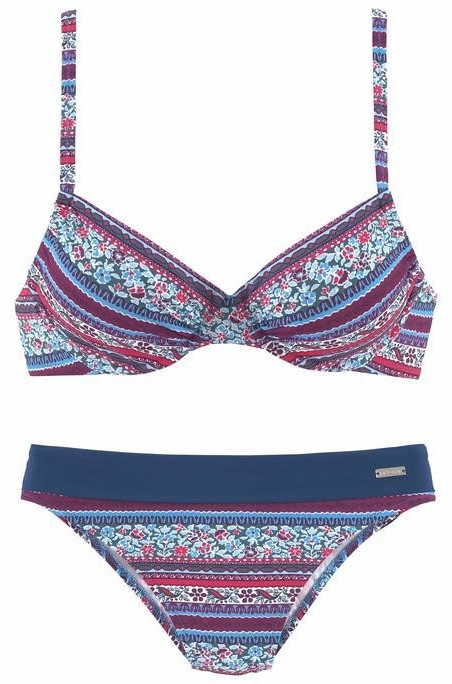 Lascana Bügel Bikini marine rot 50582248 ab 16 40 Preisvergleich