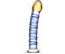 B Vibe Glas Curved Realistic Glass Dildo With Veins Ab