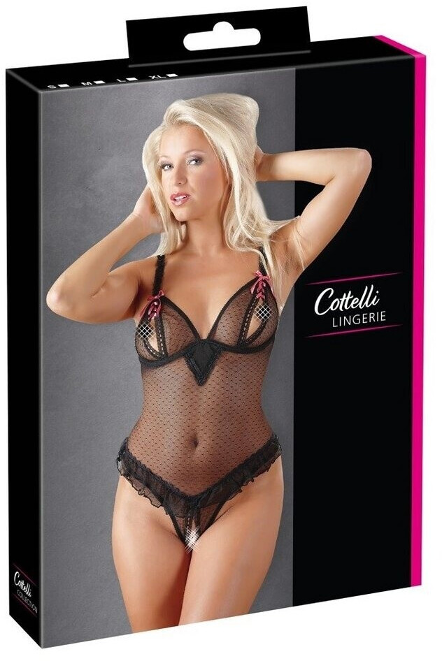 Cottelli Collection Lingerie Body Ouvert Mit Volantverzierung Ab