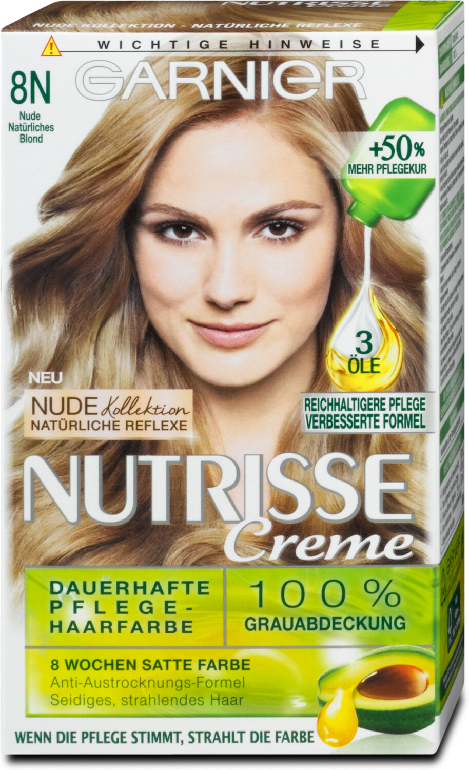 Garnier Nutrisse Creme N Nude Nat Rliches Blond Ab