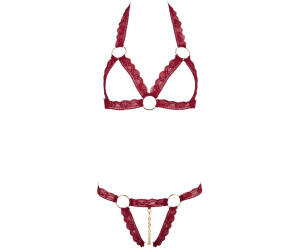 Cottelli Collection Ouvert Lingerie Set Red Ab Preisvergleich