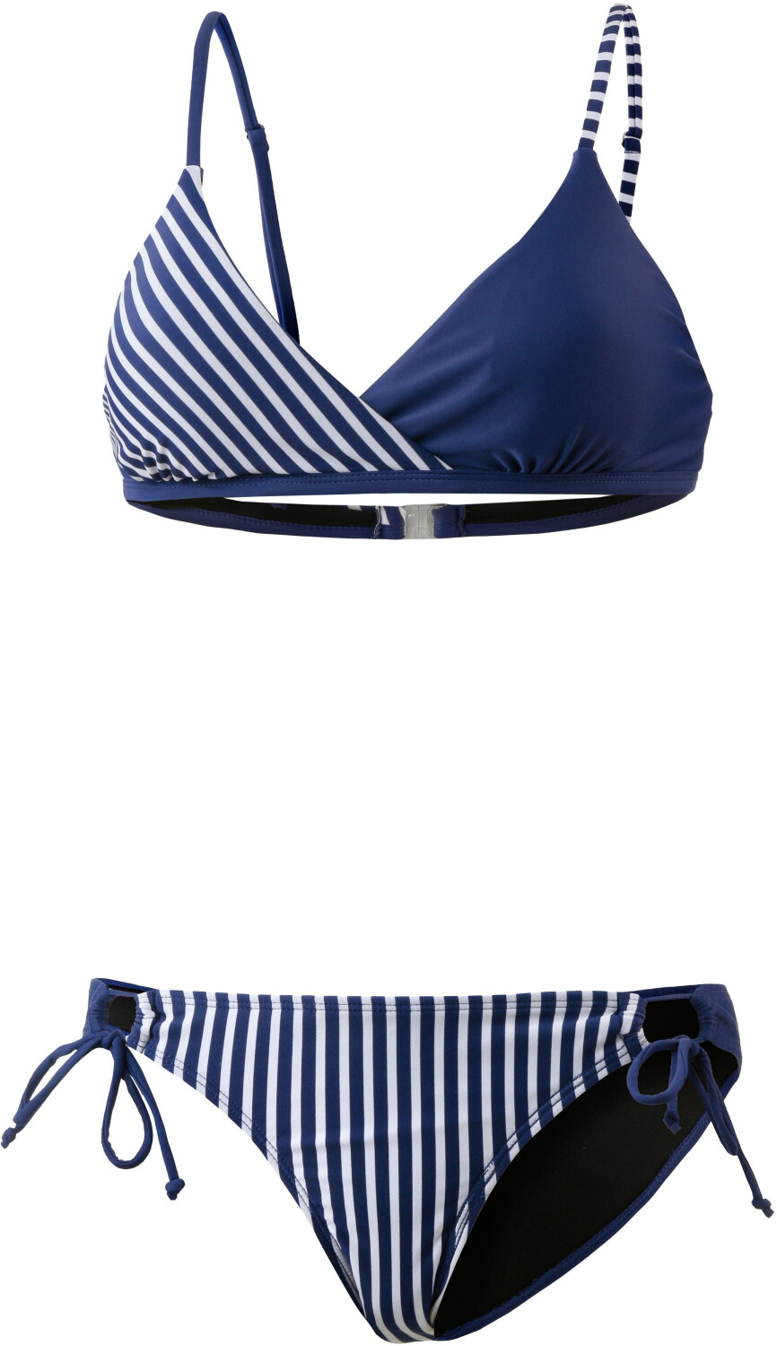 Maui Wowie Sporty Bikini Set Dunkelblau Wei Mw Ab