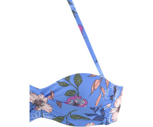 S Oliver Bikini Oberteil Blumendruck Blau Ab