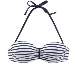 Venice Beach Bikini Oberteil Marine Wei Ab