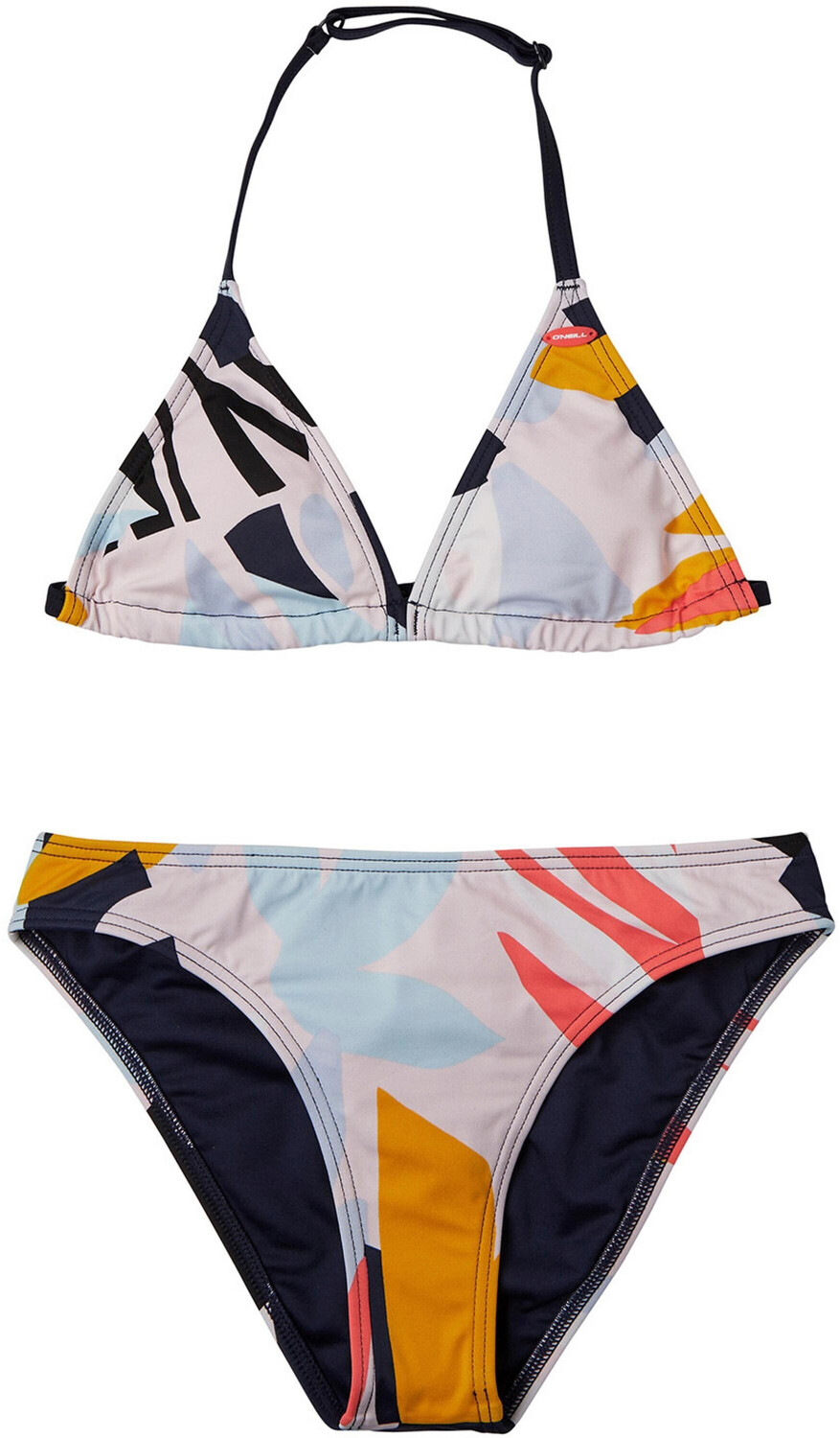 O Neill Venice Beach Party Bikini Pink Purple Aop Yellow Ab