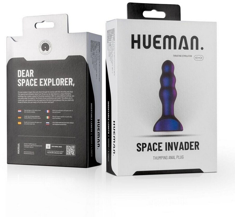 Hueman Space Invader Thumping Anal Plug Ab 34 80 Preisvergleich Bei
