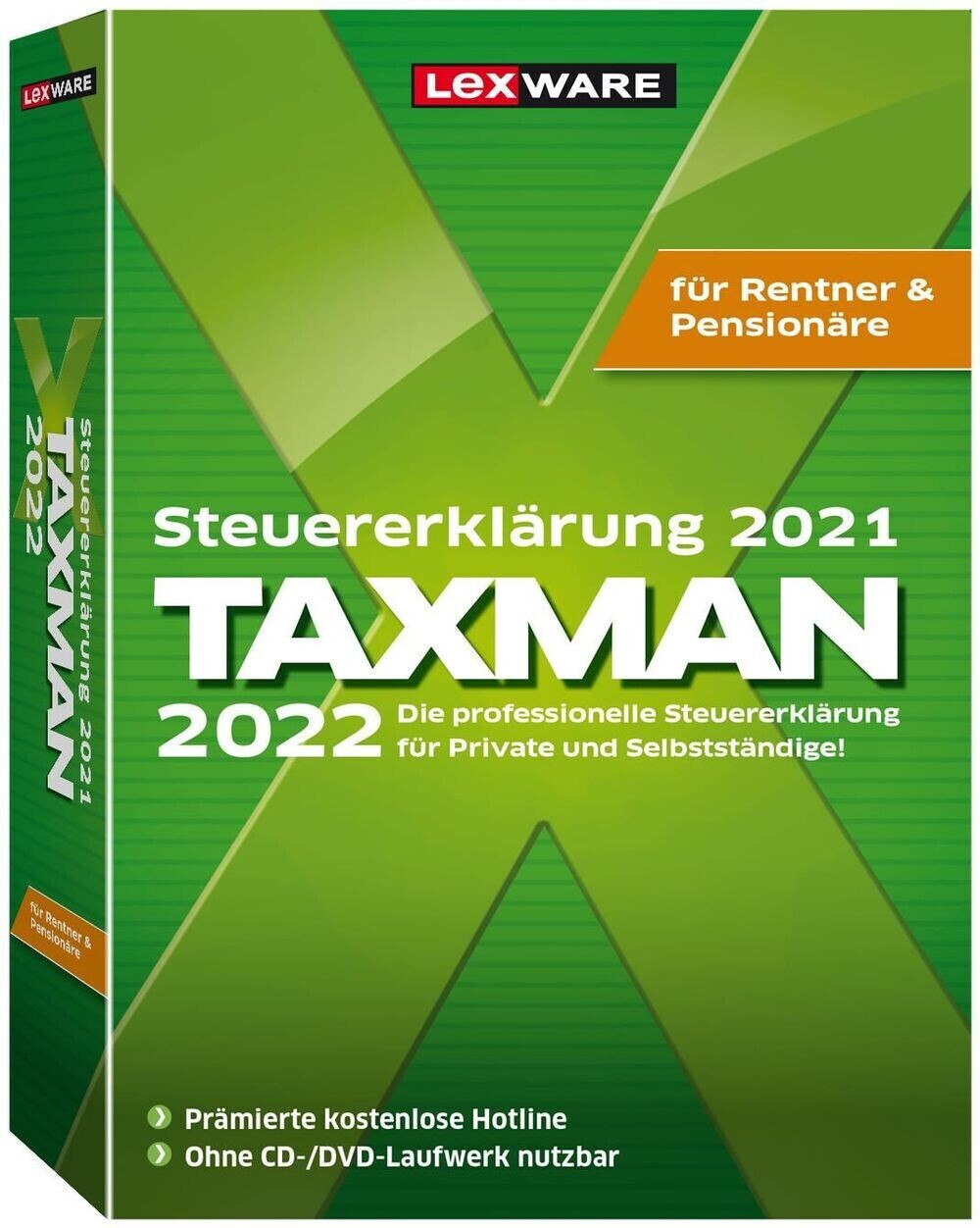 Lexware Taxman 2022 Rentner (Box)