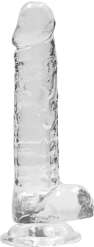Realrock Crystal Clear Dildo Cm Black Friday Comparez Les