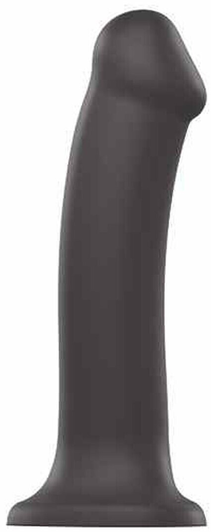 Strap On Me Semi Realistic Dual Density Bendable Dildo Black S Ab