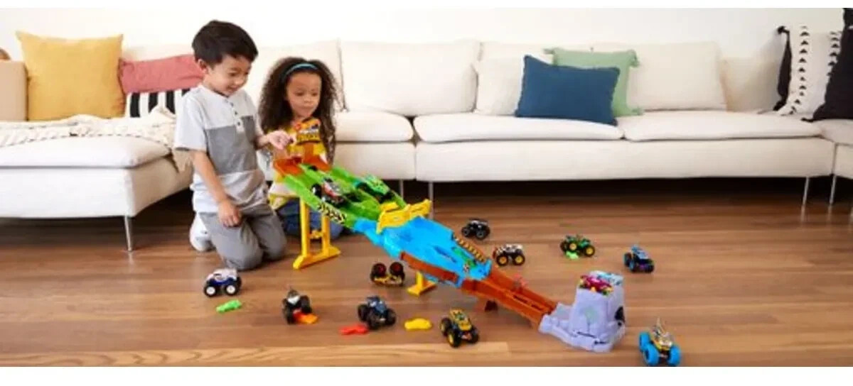 Mattel Mattel Hot Wheels Monster Trucks Tournament Of The Titans Hgv Ab
