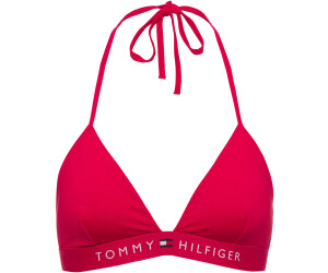 Tommy Hilfiger Triangle Fiexed Foam Bikini Top Primary Red Uw Uw Xlg Au Meilleur Prix Sur