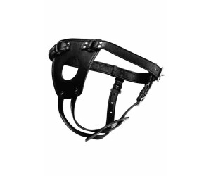 Master Series Ass Holster Anal Plug Harness Black Ab