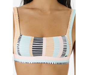 Rip Curl Ripple Effect Crop Bikini Top Owsw Bunt Ab