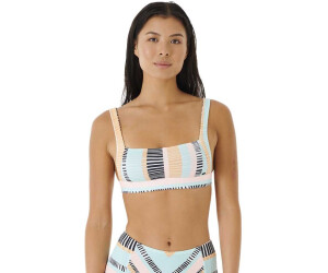Rip Curl Ripple Effect Crop Bikini Top Owsw Bunt Ab