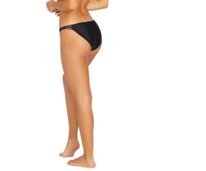 Volcom Simply Solid Full Bikini Bottom O Schwarz Ab