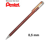Pentel Gel-Tintenroller Dual Metallic Glitzer 0,5mm orange/metallic-gelb orange