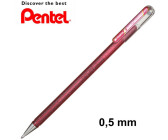 Pentel Gel-Tintenroller Dual Metallic Glitzer 0,5mm pink/metallic-pink rot