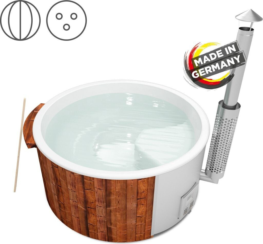 Holzklusiv Hot Tub Saphir Thermoholz Basic Deluxe Wanne Wei Ab Preisvergleich