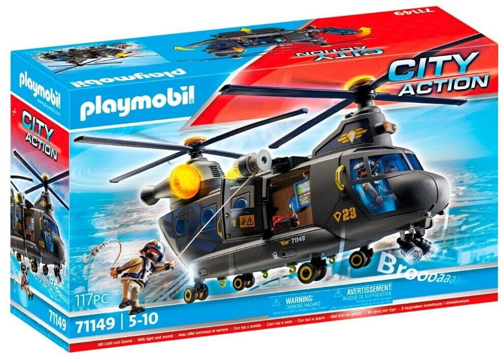 Playmobil City Action - Unità Speciale: Elicottero (71149)