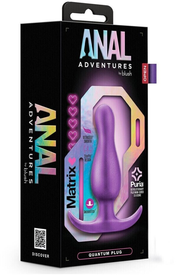 Blush Anal Adventures Matrix Quantum Plug Galactic Purple Ab
