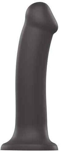 Strap On Me Semi Realistic Dual Density Bendable Dildo Black L Ab
