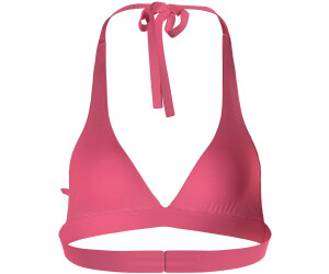 Tommy Hilfiger Tonal Logo Fixed Triangle Bikini Top Uw Uw Botanical Pink Ab