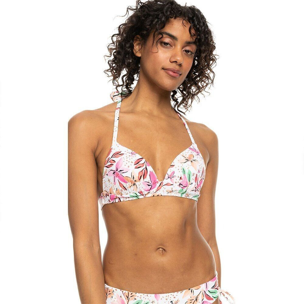 Roxy Beach Classics Bikini Top Erjx Colourful Au Meilleur Prix