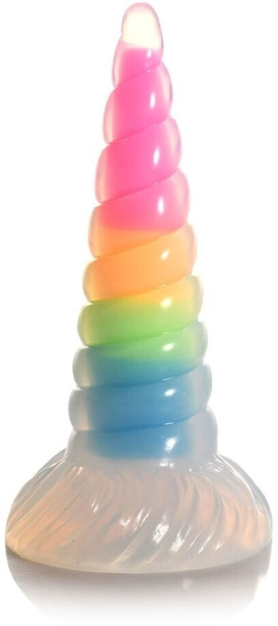 XR Brands UniGlow Glow In The Dark Rainbow Silicone Dildo Ab Preisvergleich Bei