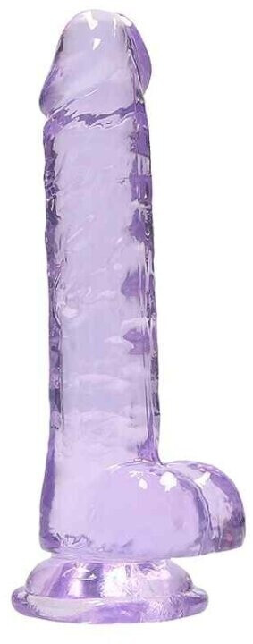 Realrock Realistic Dildo With Balls Purple Cm Ab