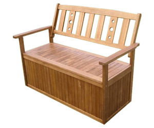 Greenfingers Cubero Garden Storage Bench Wooden Garden Bench 