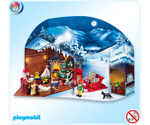 Playmobil Calendrier de l'Avent l'atelier du Père Noël (4161) au