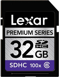 Lexar Premium SDHC Card 32 GB Class 6 100x