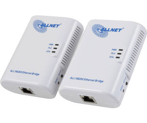 Allnet 200Mbps HomePlug AV Powerline Adapter Starter Kit (ALL168205)
