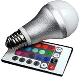 Technaxx LED RGB Lampe E27 4,2W 40W mit Fernbedienung