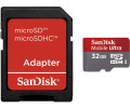 Sandisk Mobile Ultra microSDHC 32Go Class 10 UHS-I (SDSDQU-032G)