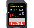 Sandisk Extreme Pro SDHC 16Go Class 10 UHS-I (SDSDXPA-016G)