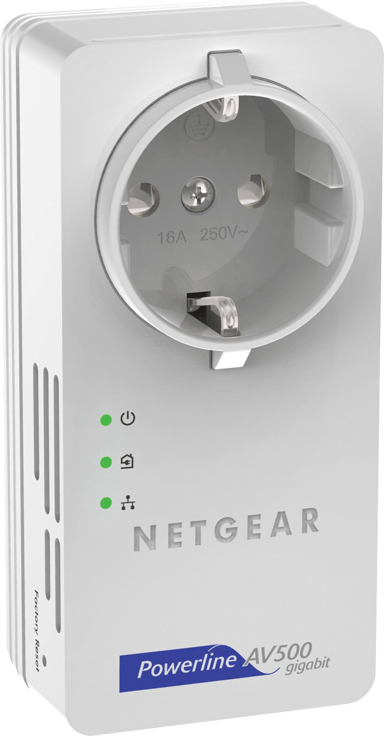 Netgear Powerline AV+ 500 Nano Adapter Starter Kit (XAVB5601)