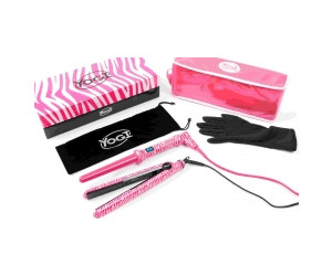 Yogi Hair Wand on Yogi Hair Ygppkz Straightener And Wand Gift Pack Pink Zebra Png
