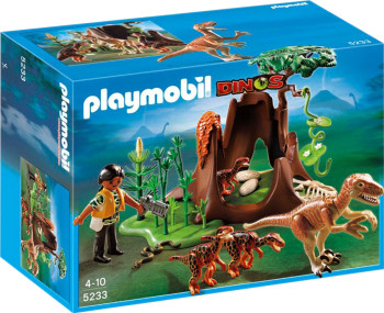 Playmobil Dinosaurier VelociraptorAngriff auf 
