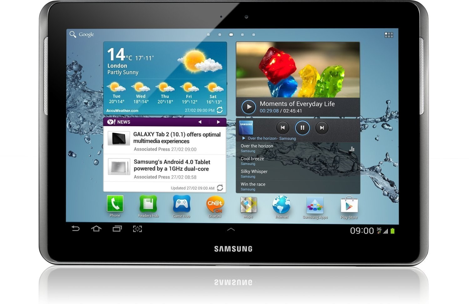 Samsung Galaxy Tab 2 (10.1) 16GB WiFi silber