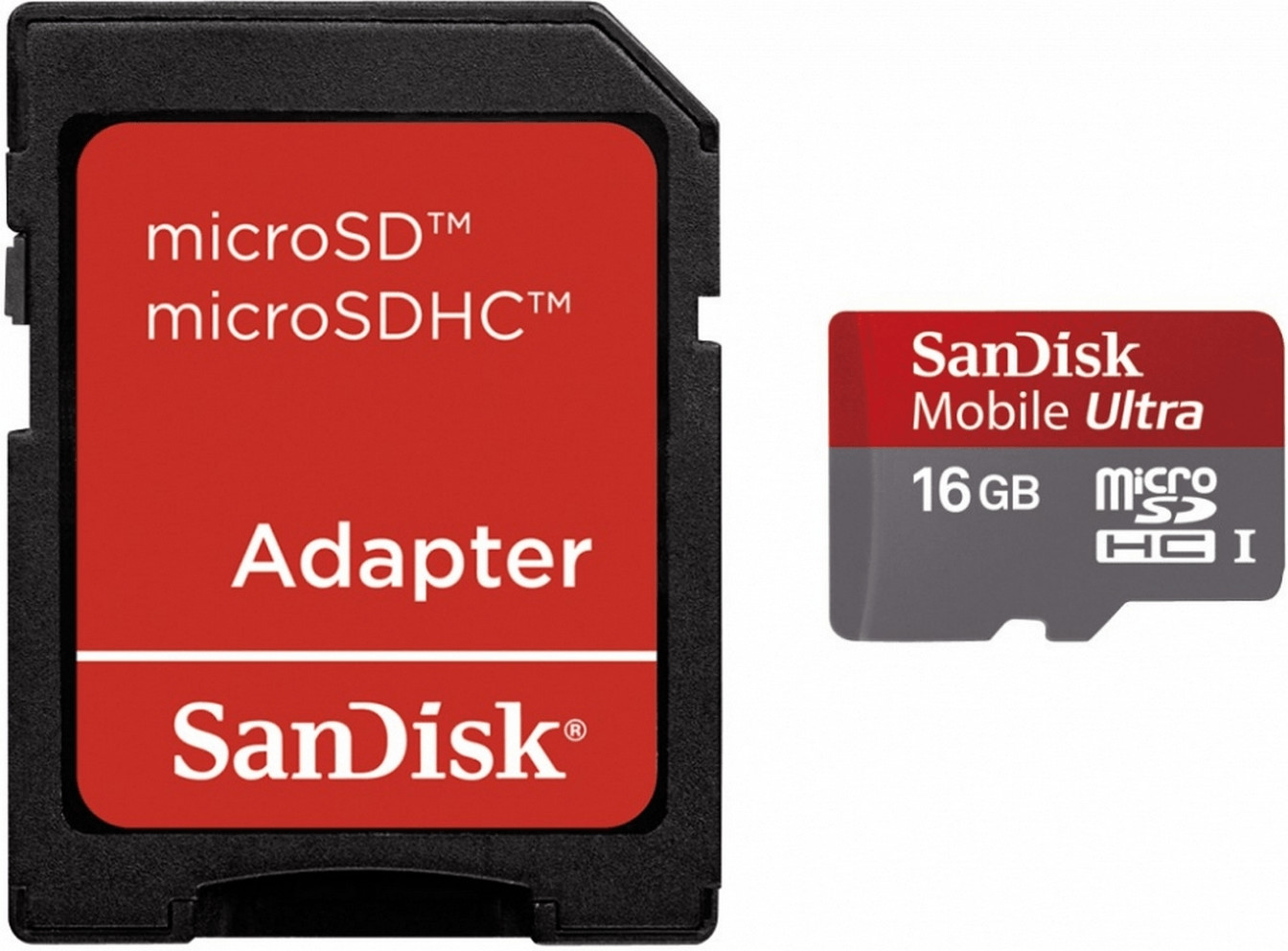 SanDisk Mobile Ultra microSDHC 16GB Class 10 UHS-I (SDSDQU-016G)